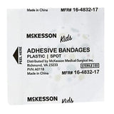 McKesson Kids Round Kid Design (Assorted Prints) Adhesive Spot Bandage, 1 Inch