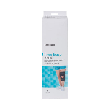 McKesson Knee Brace Hinged, Wraparound Open Popliteal - 155-81-82393-Single - LL Medico