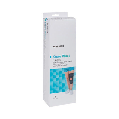 McKesson Knee Brace Hinged, Wraparound Open Popliteal - 155-81-82393-Single - LL Medico