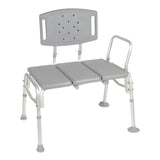 McKesson Knocked Down Bariatric Bath Transfer Bench, 18.25" to 23.25" Seat Height, 500 lb Capacity - 146-12025KD-1-Single - LL Medico