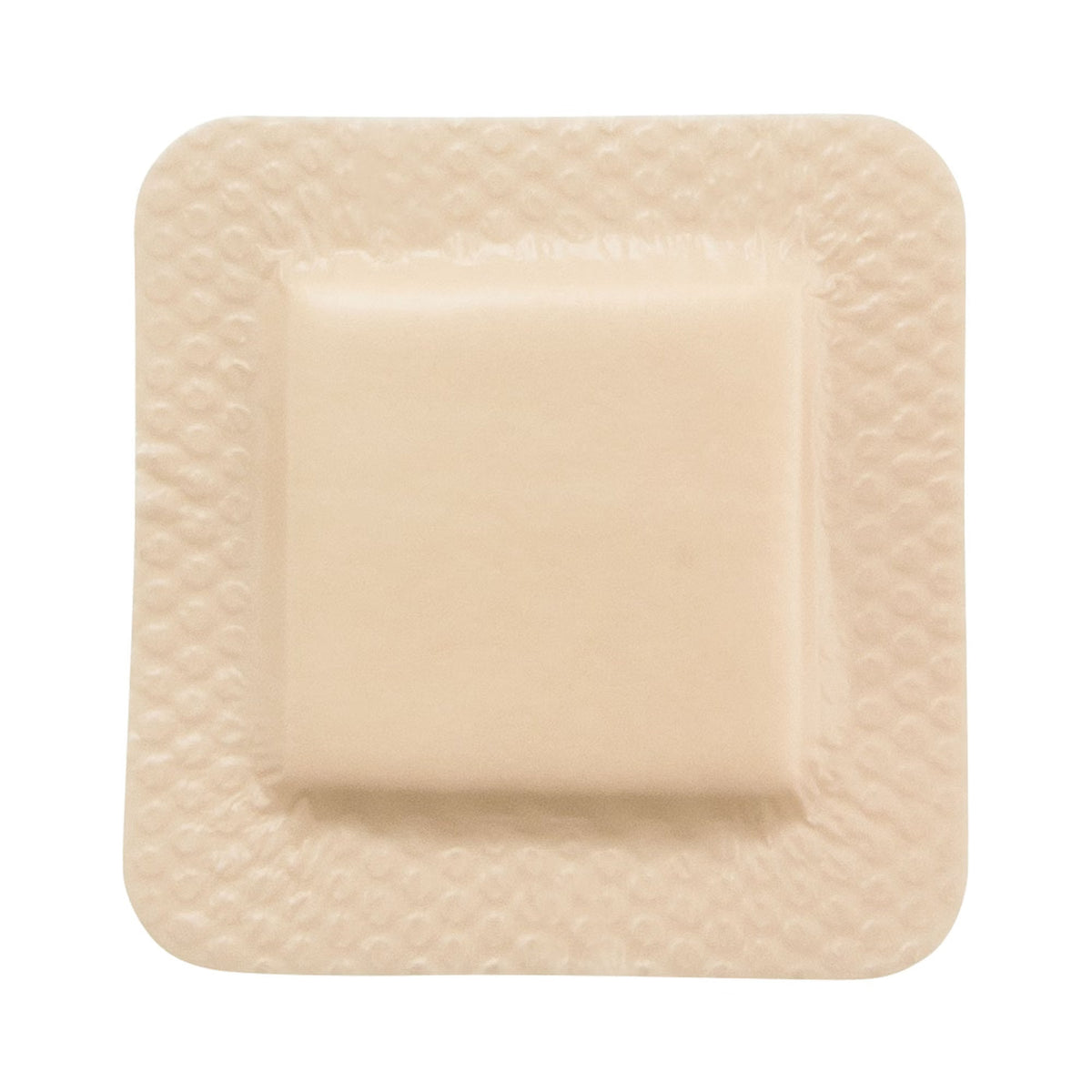 McKesson Lite Thin Foam Dressing with Silicone Gel Border, Square Sterile - 4872-Single - LL Medico