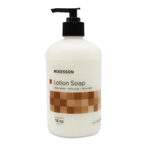 McKesson Lotion Soap, Fresh Scent, 18 oz. Pump Bottle - 53-27857-18-Single - LL Medico