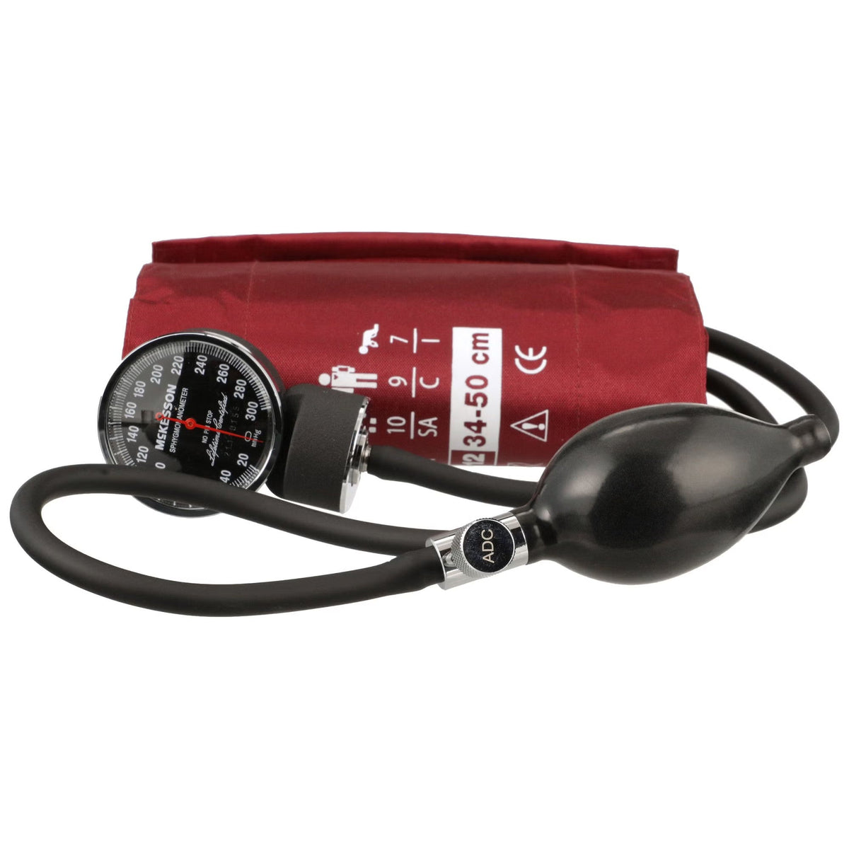 McKesson Lumeon Aneroid Sphygmomanometer with Cuff, Large Adult - 01-720-12XBDGM-Box - LL Medico