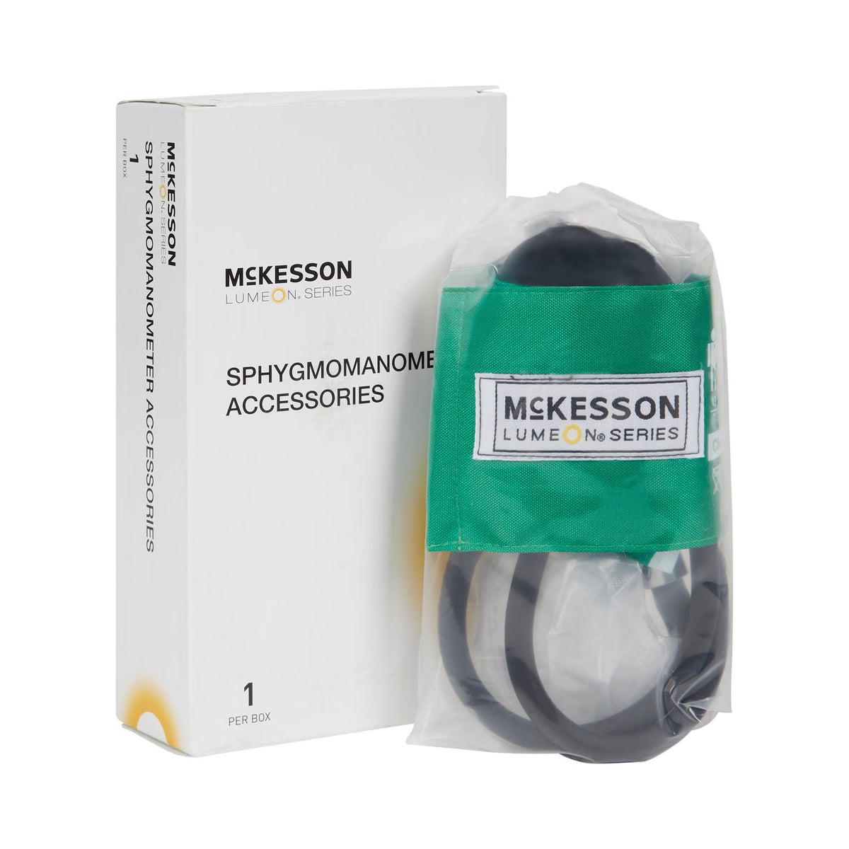 McKesson LUMEON Blood Pressure Cuff and Bulb, Child, 13.9 to 19.5 cm - 01-865-9CGRGM-Box - LL Medico