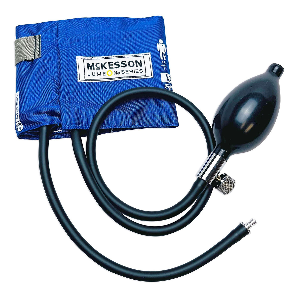 McKesson LUMEON Blood Pressure Cuff and Bulb, Small Adult, 19 to 27 cm - 01-865-10SARBGM-Box - LL Medico