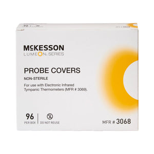 McKesson LUMEON Tympanic Thermometer Probe Cover, 96 Count - 3068-Box - LL Medico