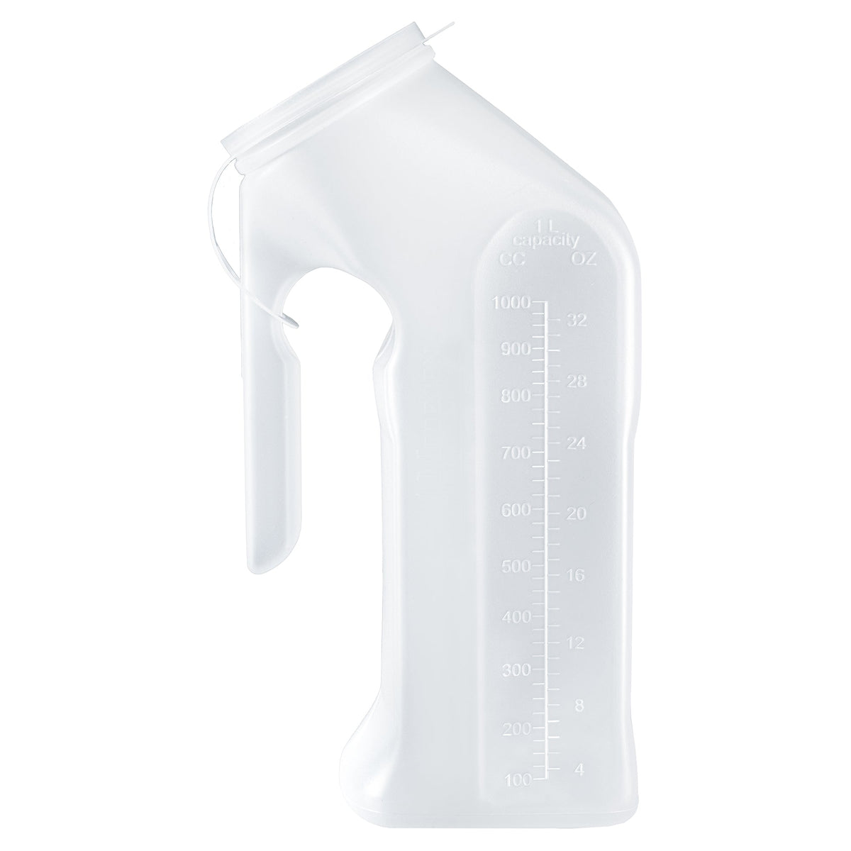 McKesson Male Urinal with Lid - 51-H140-01 - LL Medico
