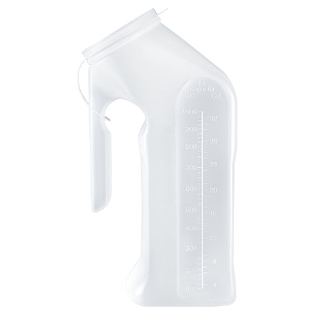 McKesson Male Urinal with Lid - 51-H140-01 - LL Medico