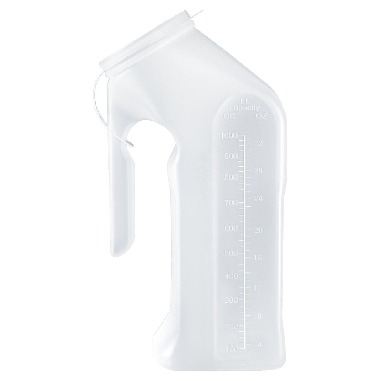 McKesson Male Urinal with Lid - 51-H140-01 - LL Medico