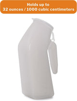 McKesson Male Urinal with Lid - 51-H140-01 - LL Medico