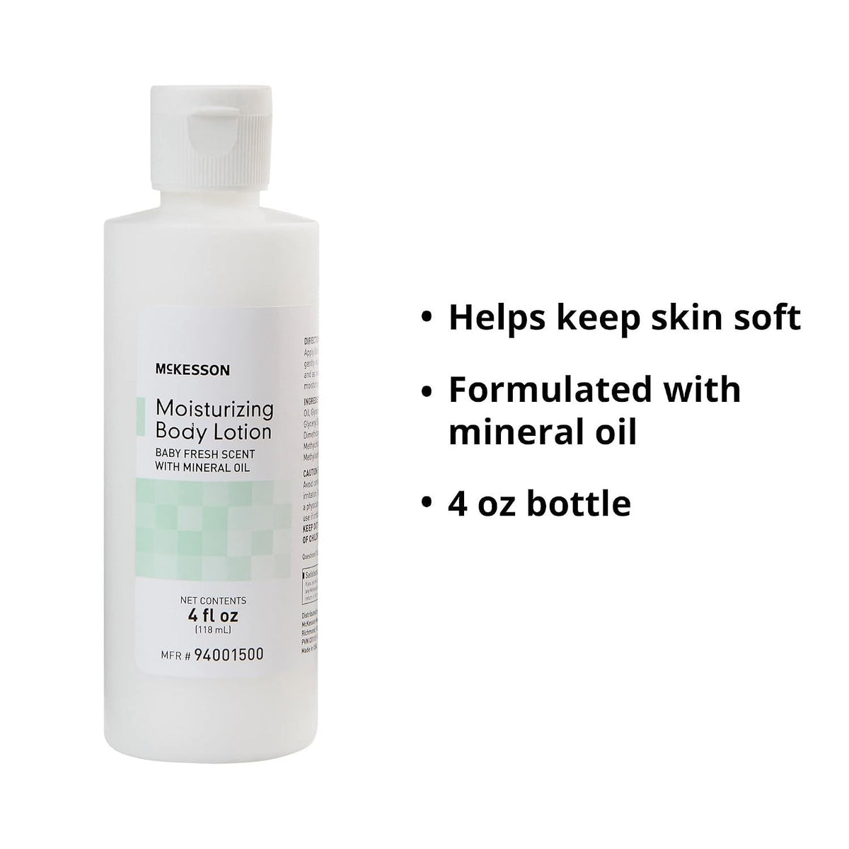 McKesson Moisturizing Body Lotion, Baby Fresh Scent - 94001500-Single - LL Medico
