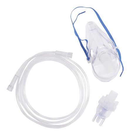McKesson Nebulizer Mask and Tubing Kit, Small Volume Medication Cup, Adult Aerosol Mask - 32643-Each - LL Medico