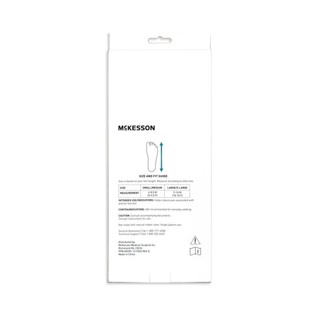 McKesson Night Splint Dorsal, Open Heel, Contact Closure Straps - 155-14040S-M-Single - LL Medico