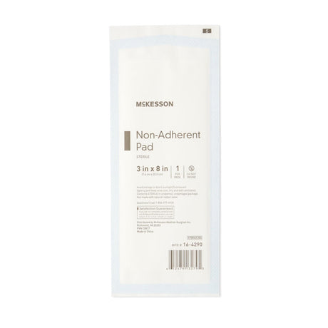 McKesson Non-Adherent Pads Sterile, 3 in x 8 in - 16-4290-Box - LL Medico