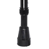 McKesson Offset Cane, Adjustable Steel, Black, 29.75" to 37.75" Height - 146-10305-6-Single - LL Medico