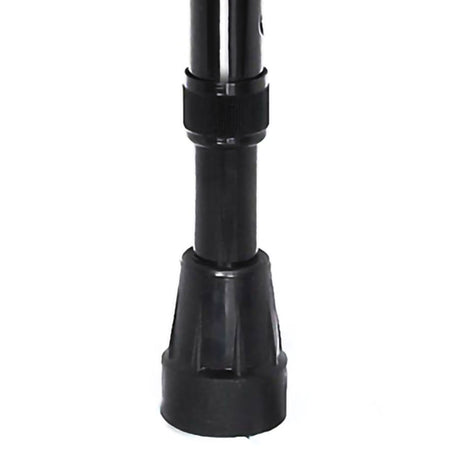McKesson Offset Cane, Adjustable Steel, Black, 29.75" to 37.75" Height - 146-10305-6-Single - LL Medico