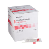 McKesson Oral Swabstick, Foam Tip, Untreated - 4832-Single - LL Medico