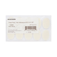 McKesson Pedi-Pad Felt Adhesive Pad 1/8", 100 Per Pack - 30130-Pack - LL Medico