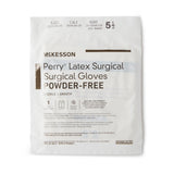 McKesson Perry Latex Surgical Gloves, Powder-Free, Sterile - 20-1055N-Box - LL Medico