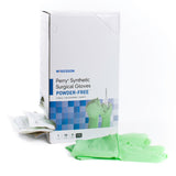 McKesson Perry Synthetic Surgical Gloves, Powder-Free, Green - 20-2070N-Box - LL Medico