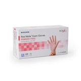 McKesson Pink Nitrile Exam Gloves, Powder-Free, Extra Large, Box of 230 - 14-6NPNK8-Box - LL Medico