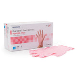 McKesson Pink Nitrile Nitrile Exam Glove - 14-6NPNK6-Box - LL Medico