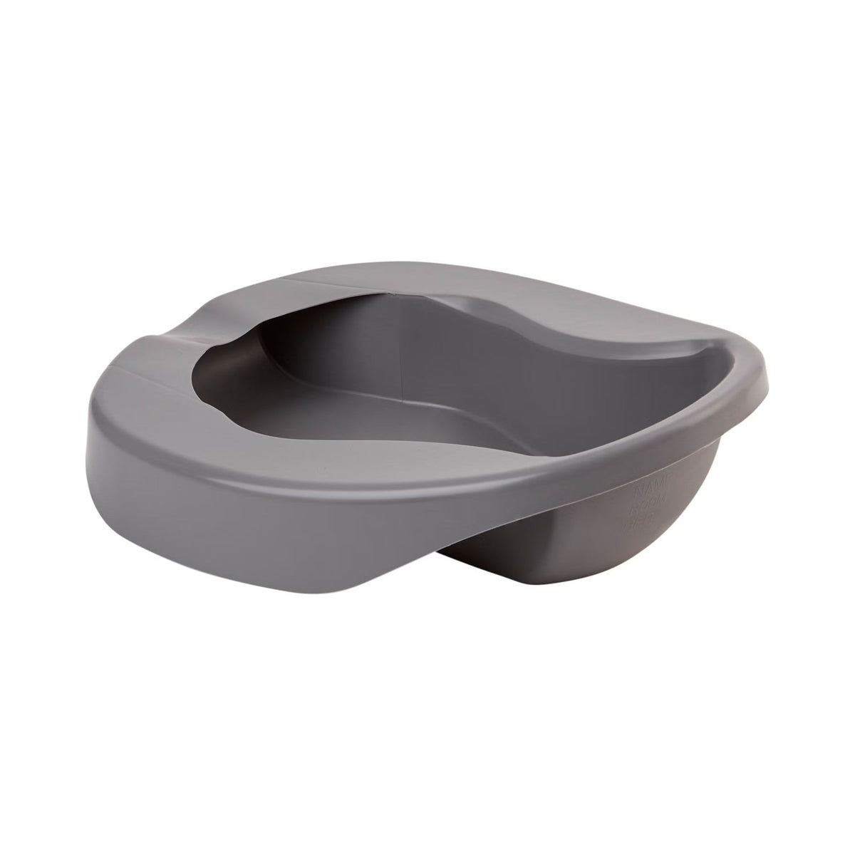 McKesson Pontoon Bedpan, Graphite, 2 Quart, 15" Length - 56-80217A-Single - LL Medico