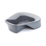 McKesson Pontoon Bedpan, Graphite, 2 Quart, 15" Length - 56-80217A-Single - LL Medico