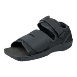 McKesson Post-Op Shoe, Square Toe, Contact Closure Straps, Unisex, Black - 155-79-81233-Single - LL Medico