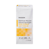 McKesson Premium Woven Gauze Sponges Non-Sterile USP Type VII, 12-Ply, 4" x 4" - 42422000-Pack - LL Medico
