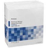 McKesson Premium Woven Gauze Sponges Sterile USP Type VII, 4" x 4", 12-Ply - 16-42442-Box - LL Medico
