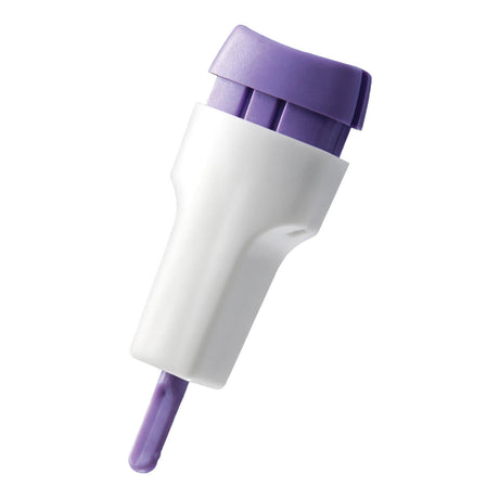 McKesson Prevent Safety Lancet Fixed Depth Lancet Needle, Push Button, 100 ct - 16-PBHPSL28G1.0 - LL Medico