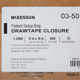 McKesson PULL-TITE Respiratory Set-Up Bag, Clear, 12" x 16" - 03-5030-Single - LL Medico