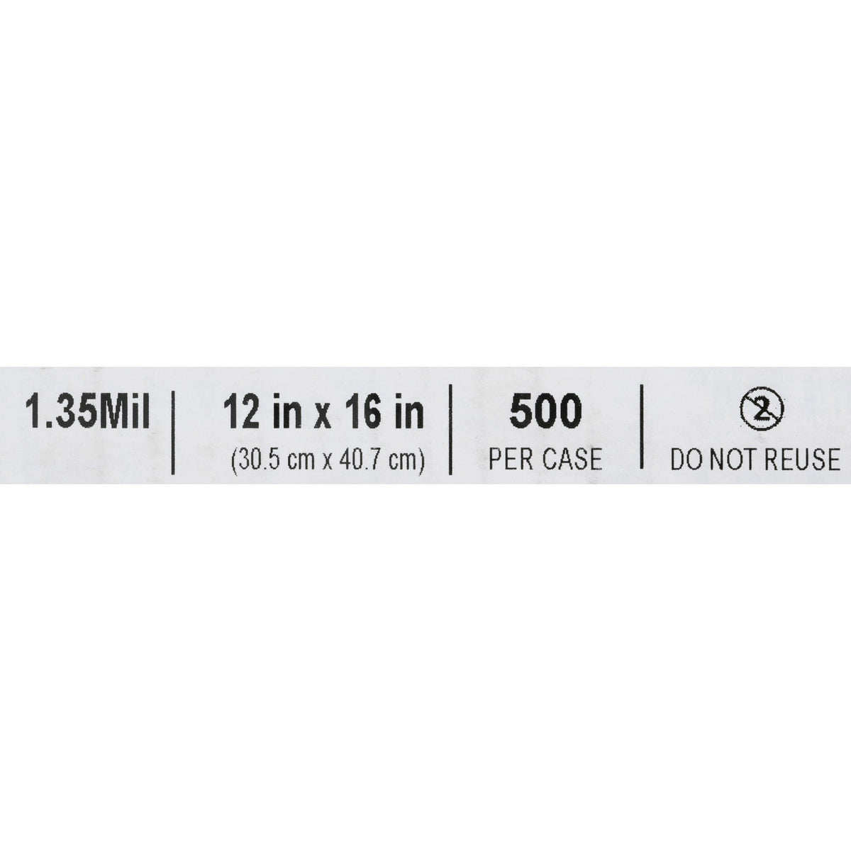 McKesson PULL-TITE Respiratory Set-Up Bag, Clear, 12" x 16" - 03-5030-Single - LL Medico