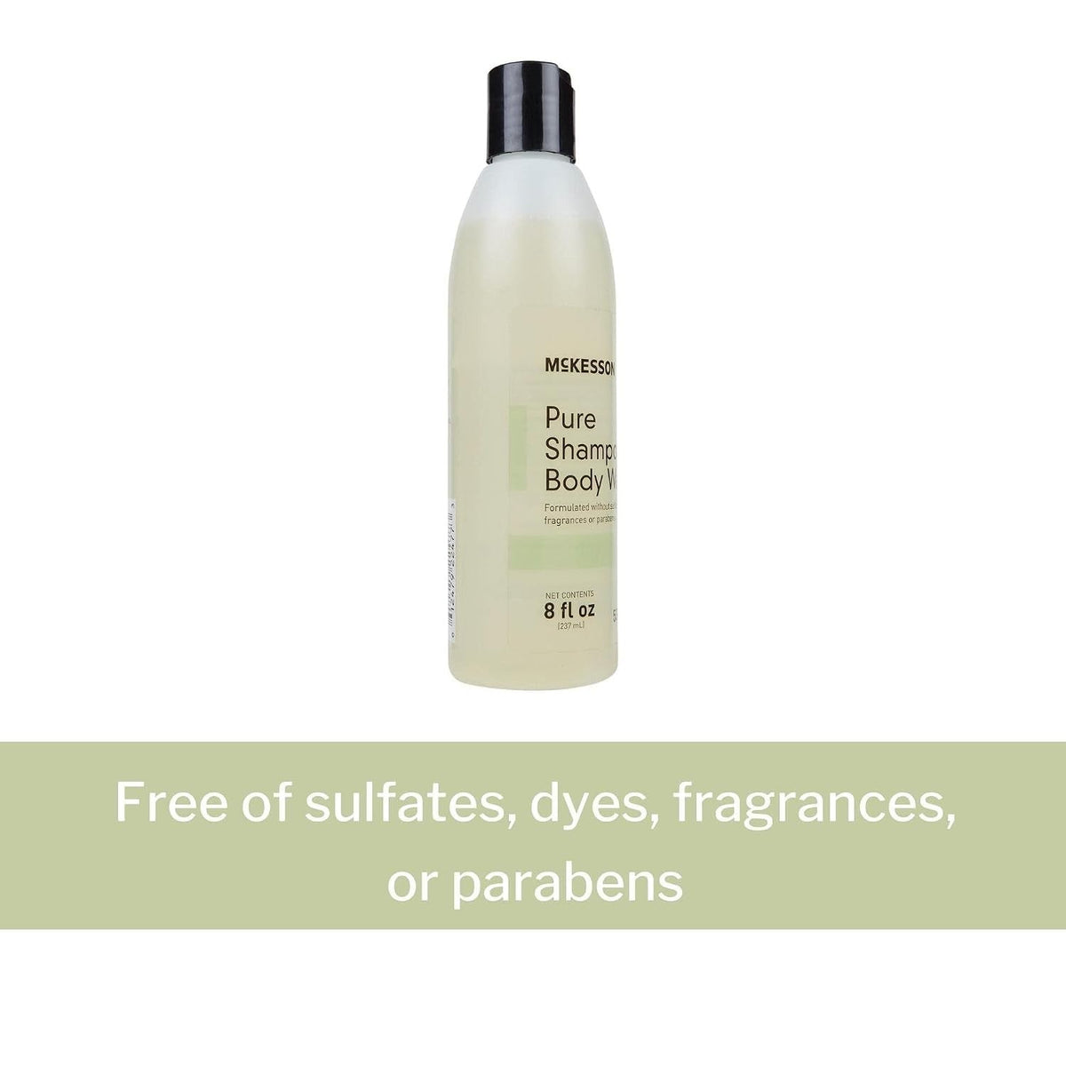 McKesson Pure Shampoo & Body Wash, Unscented, 8 fl oz - 53-16223-8-Single - LL Medico