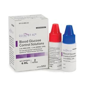 McKesson QUINTET AC Control Solution, Normal & High, (2) 4 mL Vials - 5052 - LL Medico