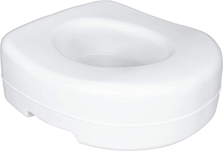 McKesson Raised Toilet Seat with Lock and Arms, 300 lb Weight Capacity - 146-RTL12027RA - LL Medico