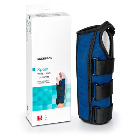 McKesson Right Wrist and Forearm Splint, Universal Size - 155-79-87050-Single - LL Medico