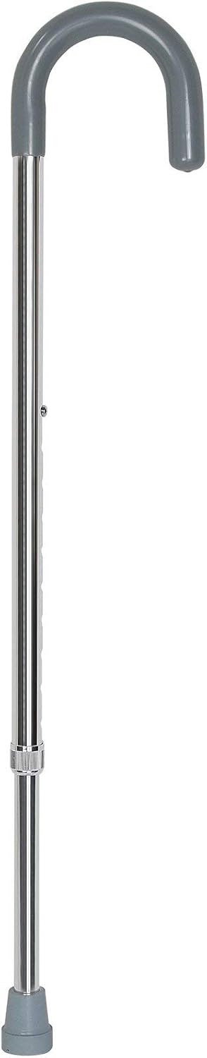 McKesson Round Handle Cane, Aluminum, 30 to 39 Inch Height - 146-RTL10342 - LL Medico