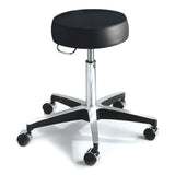 McKesson Round Pneumatic Exam Stool Without Backrest, Black, 5 Casters - 81-11001US393-Single - LL Medico