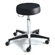 McKesson Round Pneumatic Exam Stool Without Backrest, Black, 5 Casters - 81-11001US393-Single - LL Medico