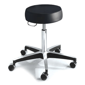 McKesson Round Pneumatic Exam Stool Without Backrest, Black, 5 Casters - 81-11001US393-Single - LL Medico