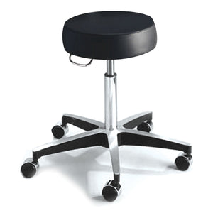 McKesson Round Pneumatic Exam Stool Without Backrest, Black, 5 Casters - 81-11001US393-Single - LL Medico