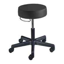 McKesson Round Pneumatic Exam Stool, Without Backrest, Black - 81-22500HAM114-Single - LL Medico