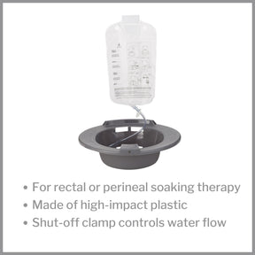 McKesson Round Sitz Bath Graphite, 2000 mL Bag - 56-80102-Single - LL Medico
