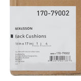McKesson Seat Back Cushion for Wheelchairs, Standard, 18" x 17" - 170-79002-Single - LL Medico