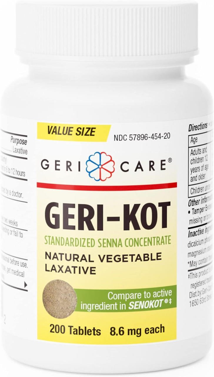 McKesson Senna Laxative, 8.6 mg Strength - 451-01-GCP-Single - LL Medico