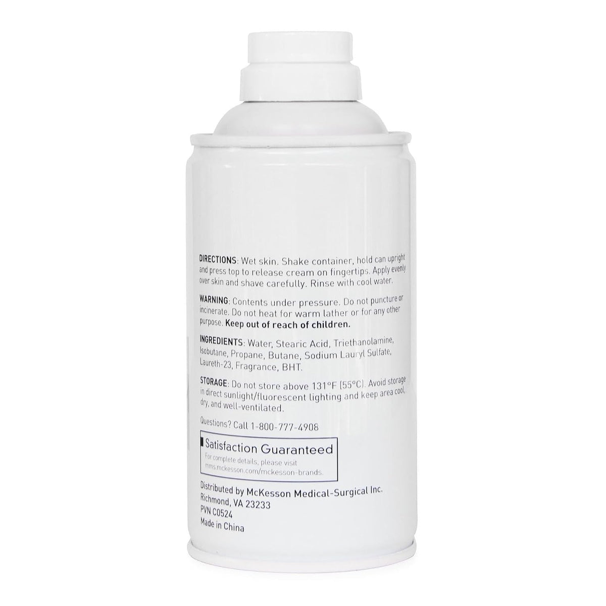 McKesson Shaving Cream Aerosol, 11 oz - 16-SCF11-Single - LL Medico