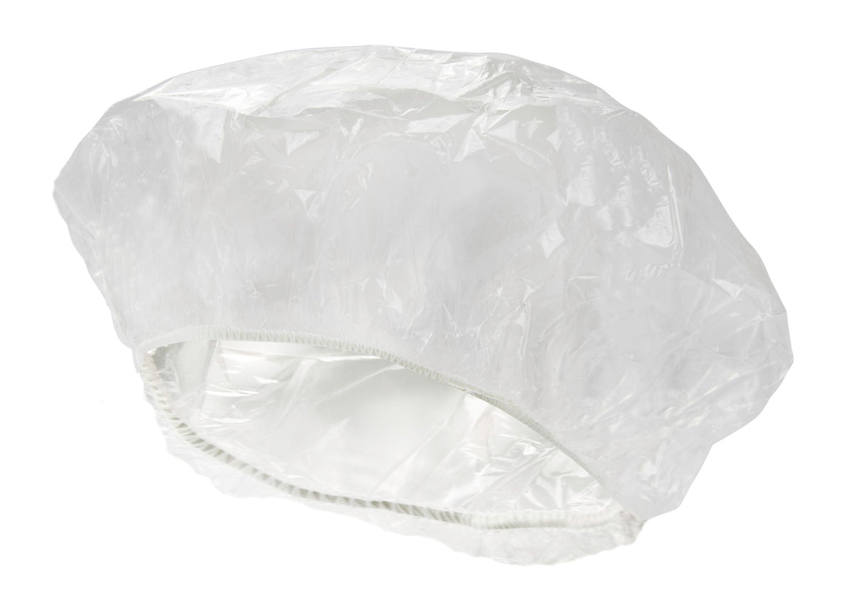 McKesson Shower Cap Clear, One Size Fits Most, Single Patient Use - 16-SC1-Box - LL Medico
