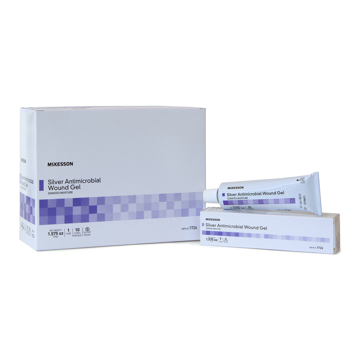 McKesson Silver Antibacterial Wound Gel - 1726-Single - LL Medico